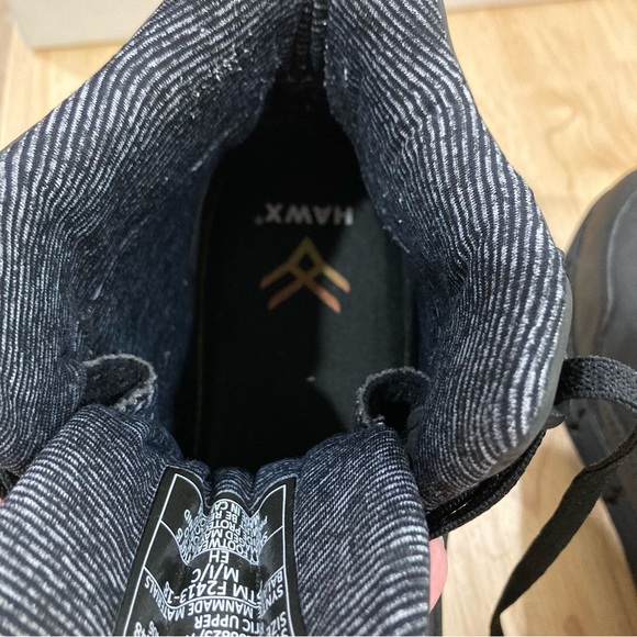 Hawx Men’s Black Work Gear Boots with Comp Toe and Durable Rubber Sole Size 11D - Picture 7 of 10